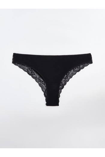 LC Waikiki Chiloți brazilian cu dantelă, pachet de 3