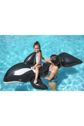 BESTWAY ® 6'8" x 40"/2.03m x 1.02m Jumbo Whale Ride-On