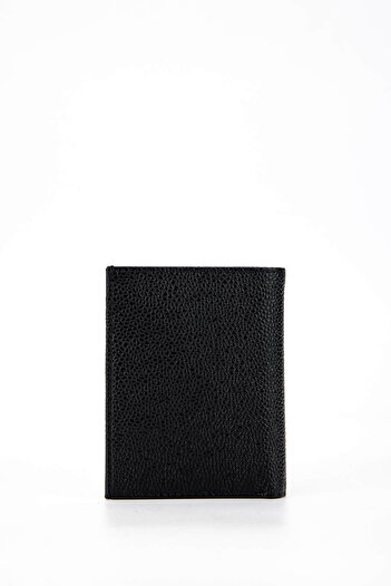 Tamer Tanca Men's Genuine Leather Black Caviar Wallet Wallet
