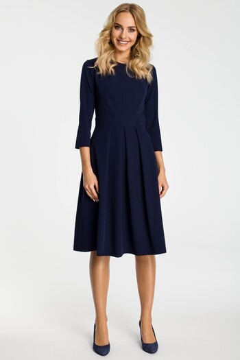 Made of Emotion This fit and flare knee-length dress