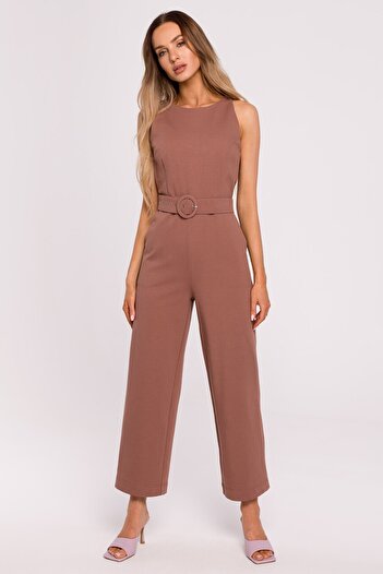 Made of Emotion Elegant jumpsuit with a belt