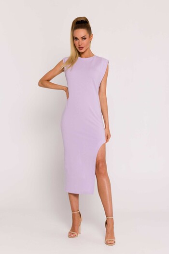 Made of Emotion Fitted dress with a slit on the leg