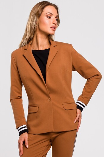 Made of Emotion Blazer s žebrovanými manžetami