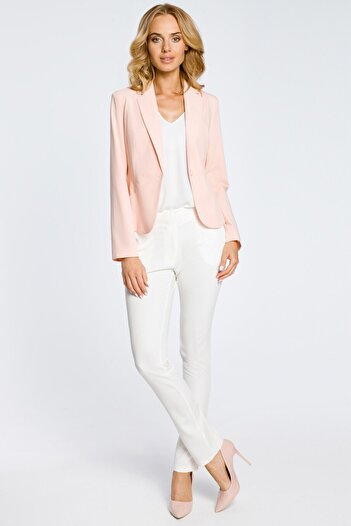 Made of Emotion Classic single button long sleeve jacket