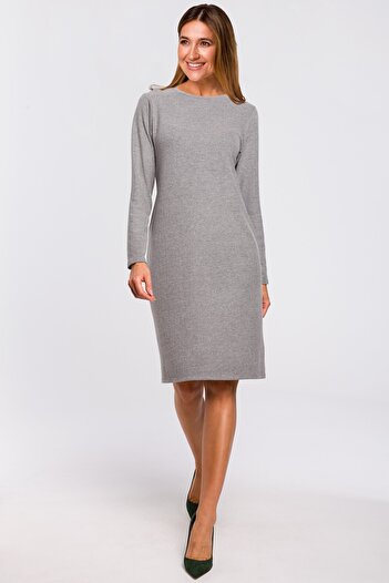 Stylove Sweater dress with long sleeves