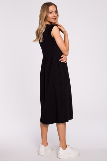 Made of Emotion Midi dress with decorative sleeves