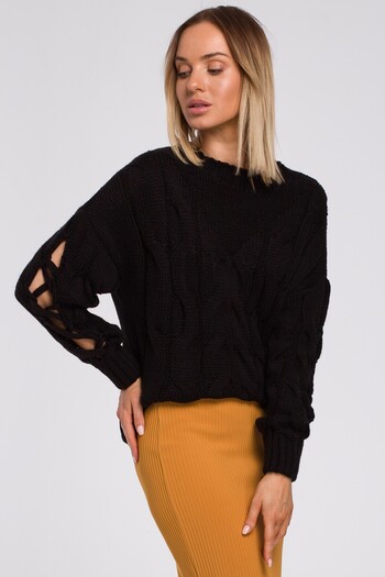 Made of Emotion Sweater with sleeve cutouts