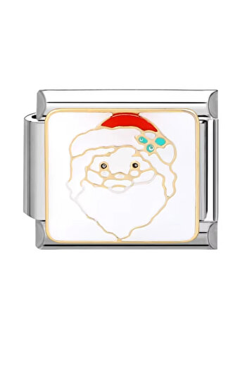 SiestaAccessories Christmas Themed - Santa Claus Italian Bracelet Charm