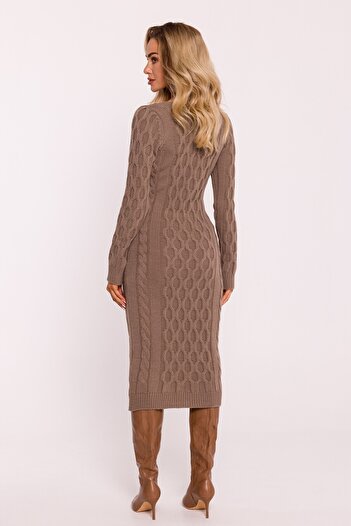 Made of Emotion Sweater dress with a V-neck
