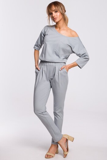 Made of Emotion one-piece jumpsuit featuring elasticized waist