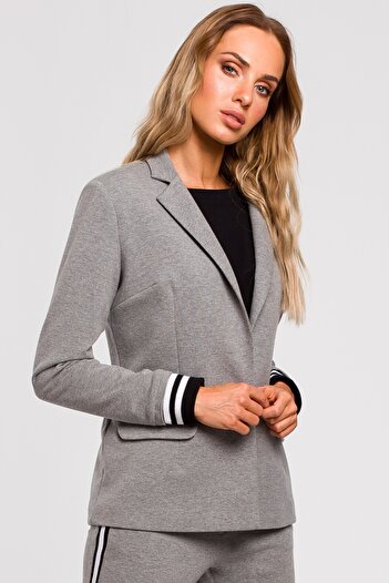 Made of Emotion Blazer with ribbed cuffs