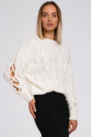 Made of Emotion Sweater with sleeve cutouts