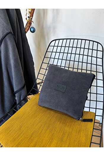 ngn collection Premium Soft Foldable Pillow and Blanket - Optional Use for Travel, Car and Airplane