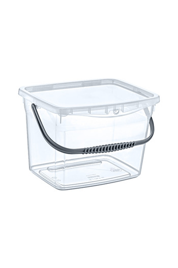 Tuppee Q-Box Transparent Box with Lid 4 L