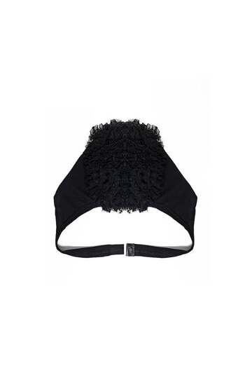 Aker Seamless Frilly Bonnet5000701-Black