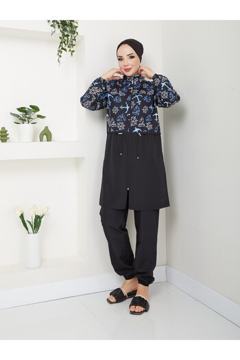 DLC Tekstil Digital Printed Lace-Up Hijab Gift