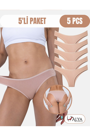 ALYA UNDERWEAR Γυναικείο βραζιλιάνικο εσώρουχο 5 τεμαχίων (TEN)