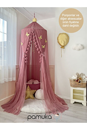 PAMUKA Tül Cibinlik Plus Dusty Rose