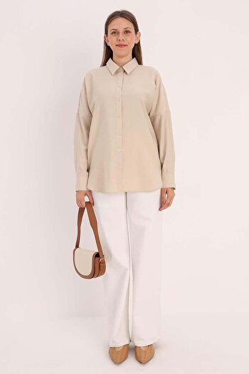 ALLDAY Beige-Oversize Shirt