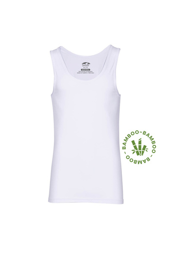 Şahin Şahin Men's White Bamboo Undershirt - Pack of 3