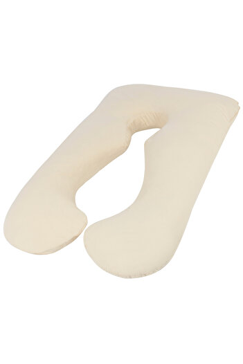 Generic U Shape Comfortable Pregnancy & Maternity Pillow By Mother Comfort,Off White