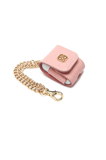 Desa Powder Chain Detailed Leather AirPods Case