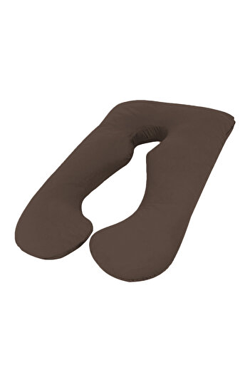 Generic U Shape Comfortable Pregnancy & Maternity Pillow By Mother Comfort,Caramel Brown