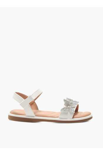Flora Bella by Shoexpress Flora Bella Butterfly Embellished Strap Sandals with Hook and Loop Closure