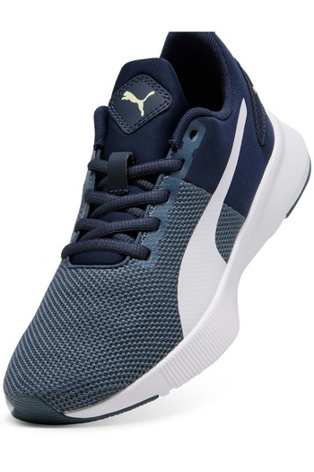 Puma Flyer Runner Jr-Club Navy-Gray Skies-PUMA White