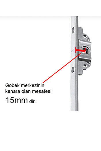 GEVİSS PVC PİMAPEN PENCERE İSPANYOLETİ 160 CM