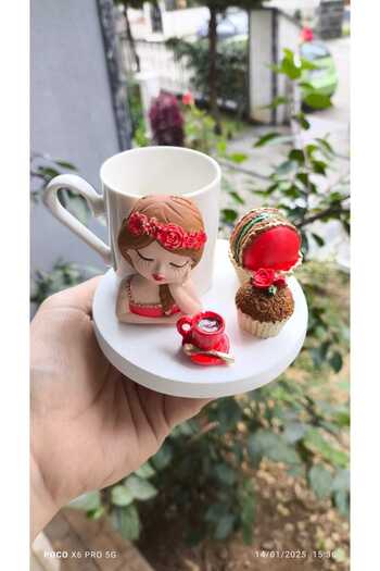 e&e süs dükkanı Design Coffee Cup Model Gift Presentation Model