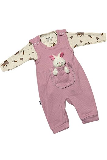 Nafitto baby&junior Nafitto Baby Junior Rabbit Baby Girl Jumpsuit