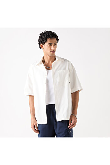 ECKO Relaxed Fit Shirt With Pocket And Short Sleeves