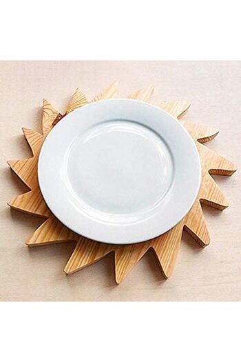 STOREMAX Goldwhirl Triangle Wooden Cheese Plate Mezelik Trendflash 467437