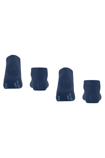 FALKE Damen Socken, 2er Pack - Happy, Sneakersocken, einfarbig