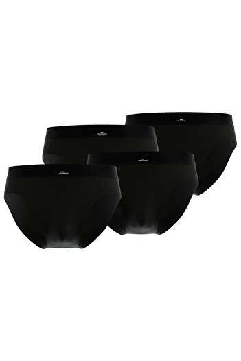Götzburg GÖTZBURG Herren Slips, 4er Pack - X-lastic, Unterwäsche, Unterhosen, Logo, einfarbig