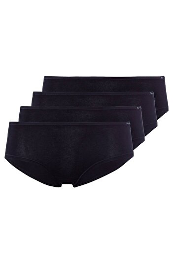 Skiny Damen Panty, 4er Pack - Slip, Pants, Cotton Stretch, Basic