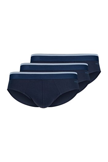 Skiny Herren Slips. 3er Pack - Brasil-Slips Cotton Multipack, Unterwäsche, Cotton Stretch