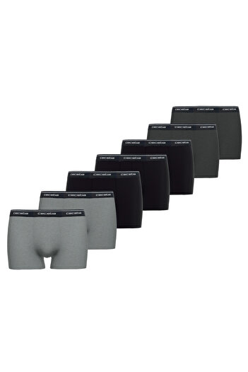 Ceceba Herren Boxershorts, 7er Pack - Monza, Unterwäsche, Logo, einfarbig