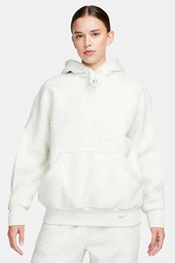 Nike Sherpa Hoodie - Oversized γυναικείο φούτερ FB8783-020, My Style Sports