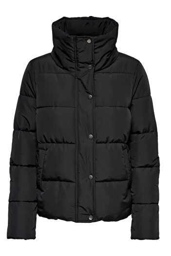 ONLY Palton casual pentru femei Onlnewcool Puffer 15295424 -NEGRU Negru