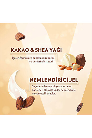 Vaseline Lip Therapy Dudak Bakım Kremi Cocoa Butter 4.8 gr X2