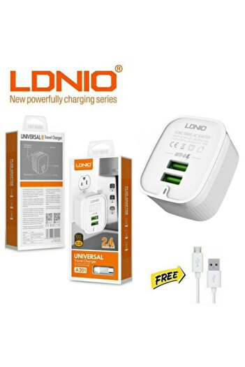 LDNIO Fast charger - 2 USB Port  3.6 A - PD 20W