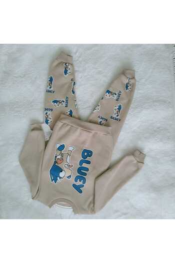 Sayın Bluey Li 3 Yarn Winter Thick Children's Tracksuit