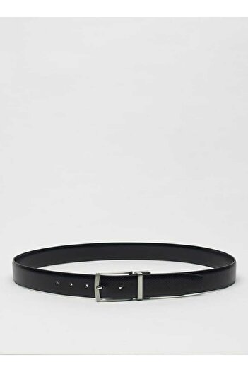LBL by Shoexpress Textured Reversible Belt with Pin Buckle Closure