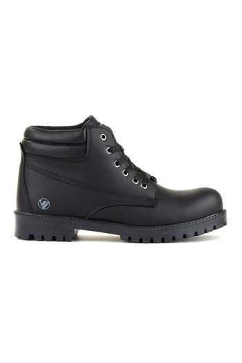 Vojo Catex Black Skin Cold and Water Resistant Unisex Winter Boots
