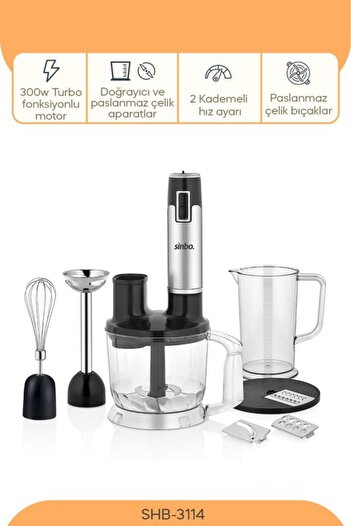 Sinbo Shb 3114 Multi 1000 W Blender Set