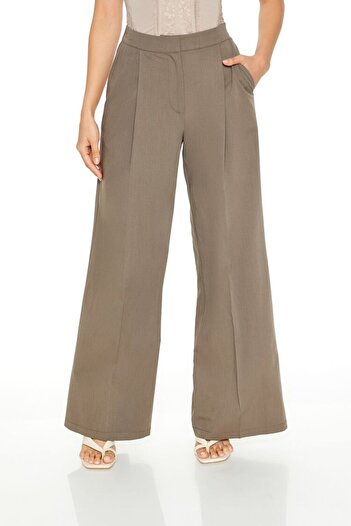 Forever 21 Wide-Leg Kumaş Pantolon