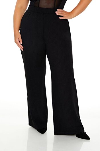 Forever 21 Plus Size Düz Kesim Pantolon