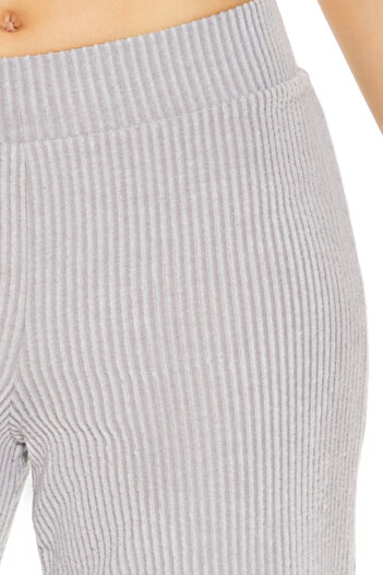 Forever 21 Ribana Mid-Rise Wide-Leg Pantolon